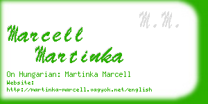 marcell martinka business card